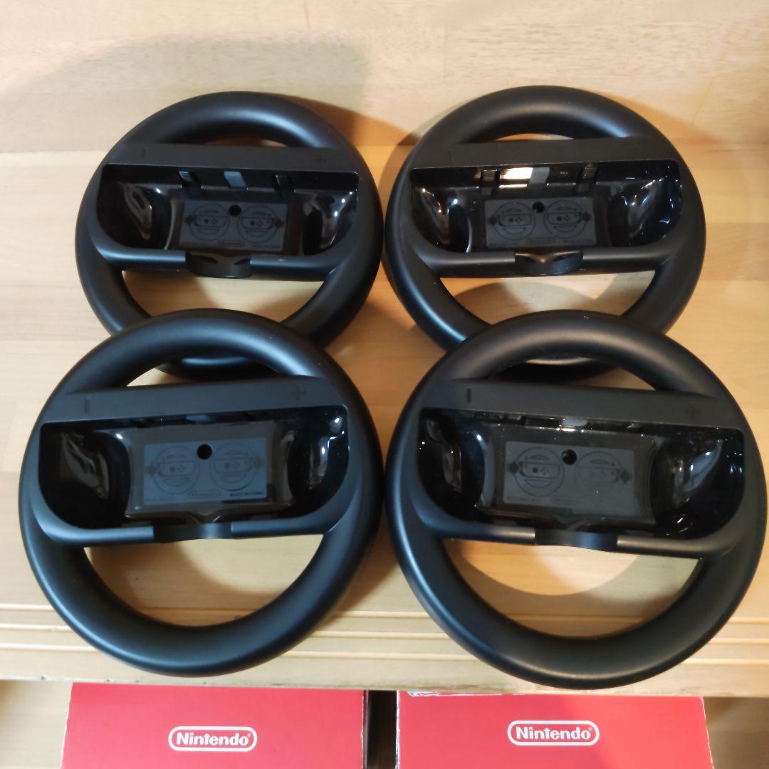 Switch　マリオカート8　デラックス　Joy-Conハンドル 4こ