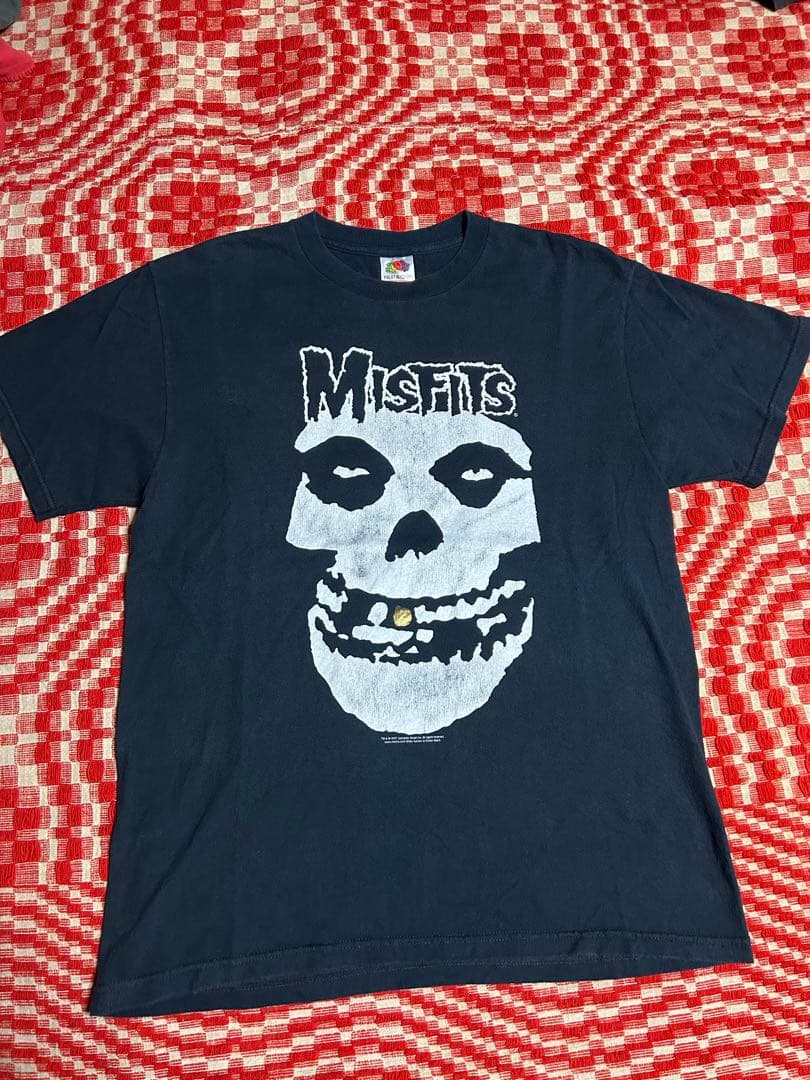 レア 00s MISFITS ミスフィッツ tシャツ GOLD FOIL