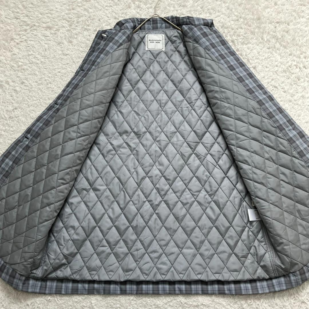 23AW✨未使用級✨マドモアゼルノンノン ロングコート 中綿 キルティング 38