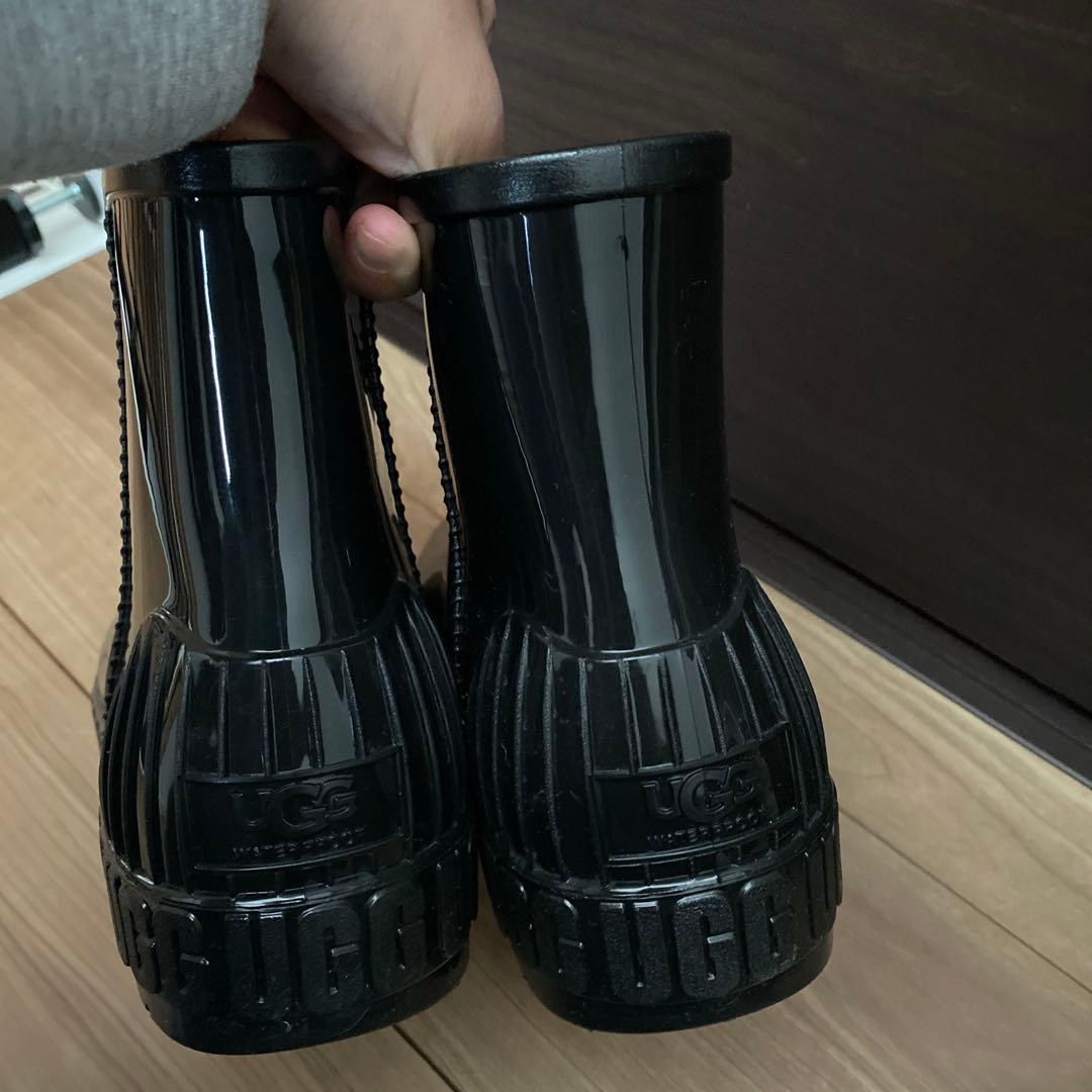 UGG ブラック 長靴 ファー内装