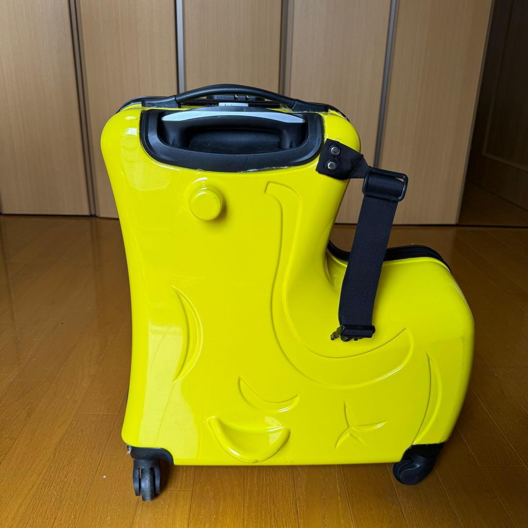 ノリッコ NORICCO 子供が乗れる キャリーケース イエロー キッズ 子供用