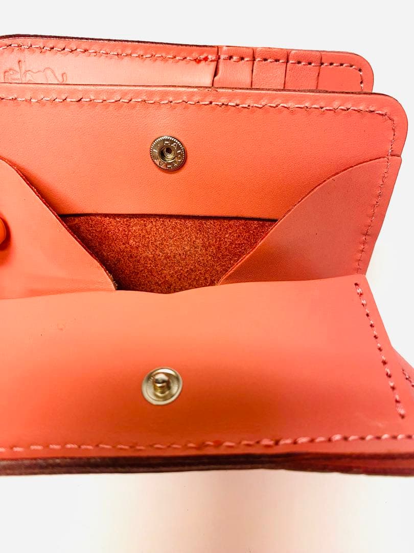 1回　定価4万　アルズニ　折財布　ハーフBOX　ルイスレザー（ワニ型押）ピンク