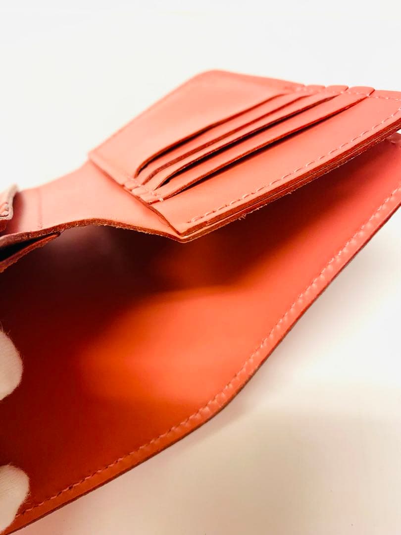 1回　定価4万　アルズニ　折財布　ハーフBOX　ルイスレザー（ワニ型押）ピンク