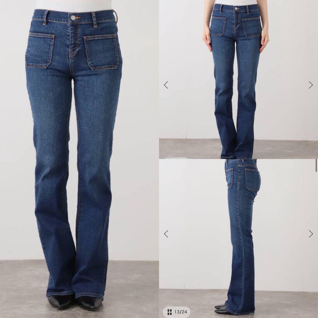 パンツ L'APPARTEMENT 26SS SEMI FLARE DENIM 40