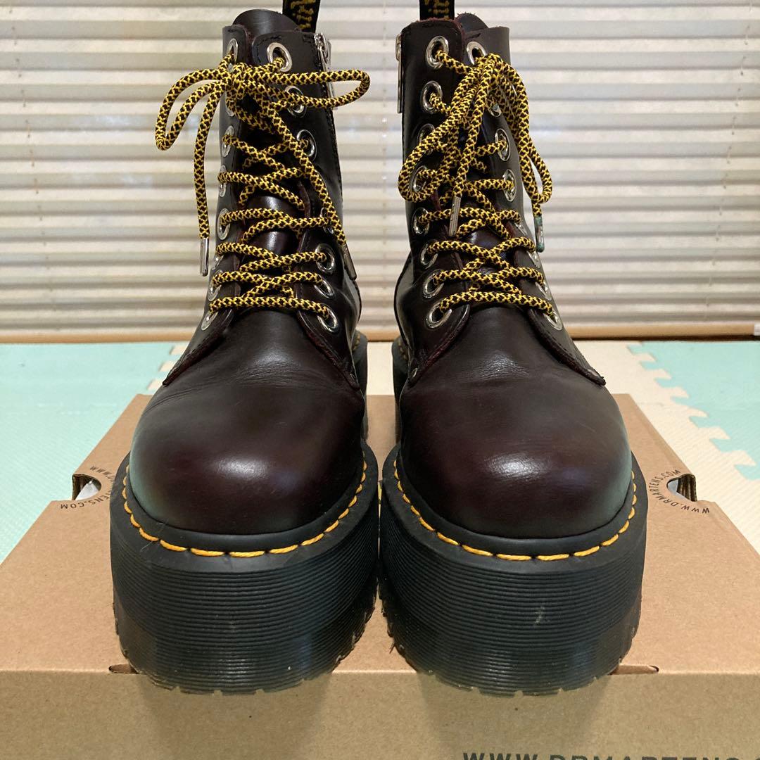 【美品】Dr.Martens JADONMAX バーガンディ UK6 25cm