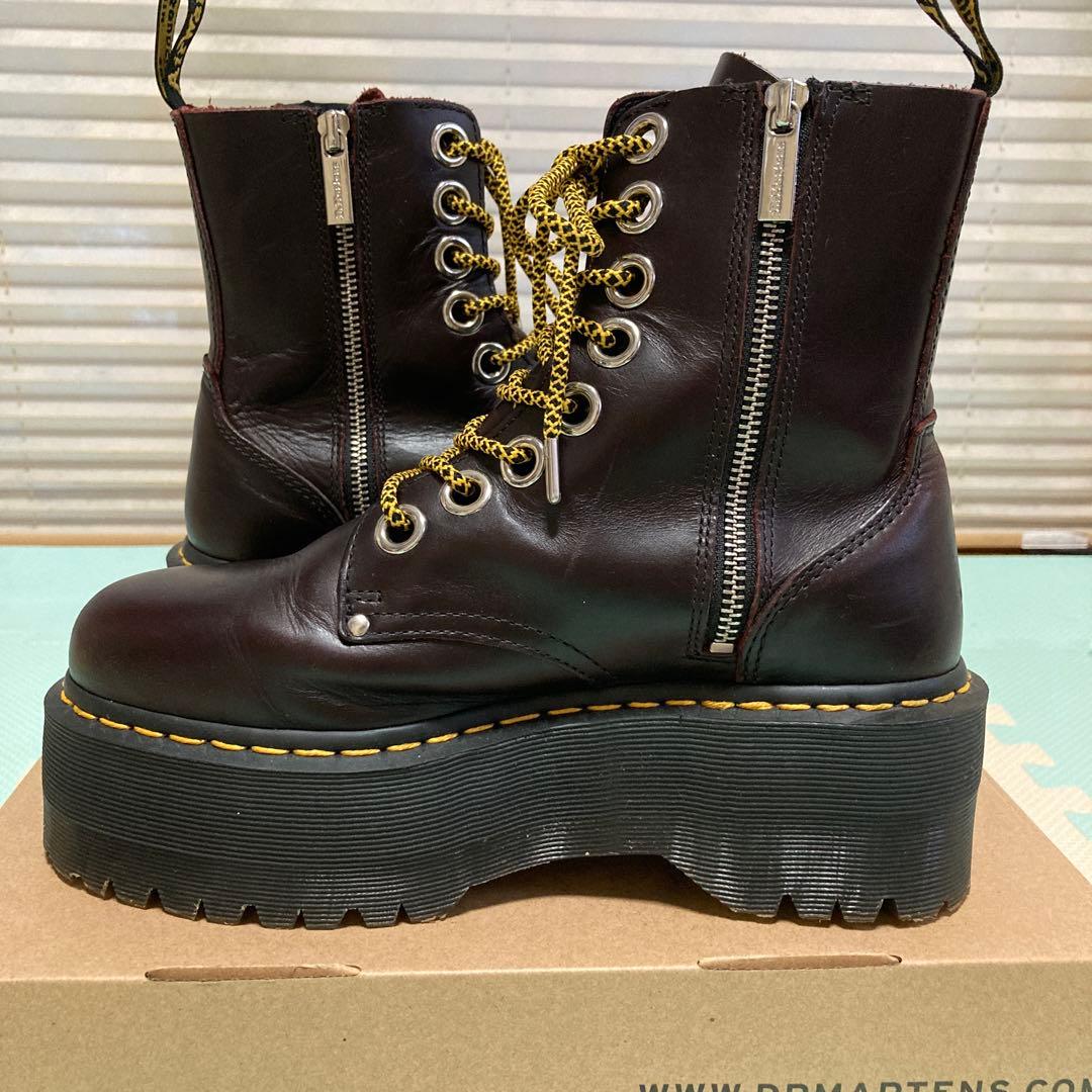 【美品】Dr.Martens JADONMAX バーガンディ UK6 25cm