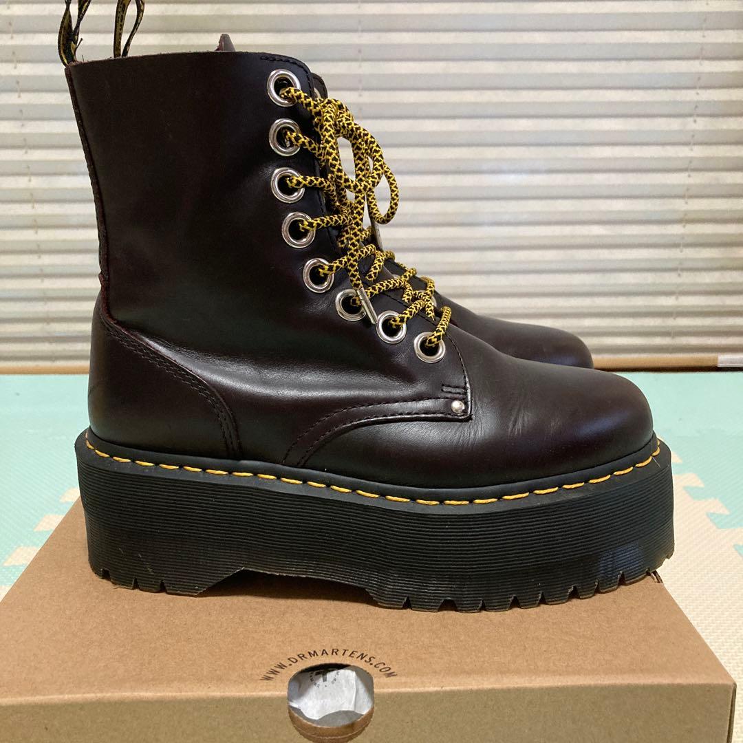 【美品】Dr.Martens JADONMAX バーガンディ UK6 25cm