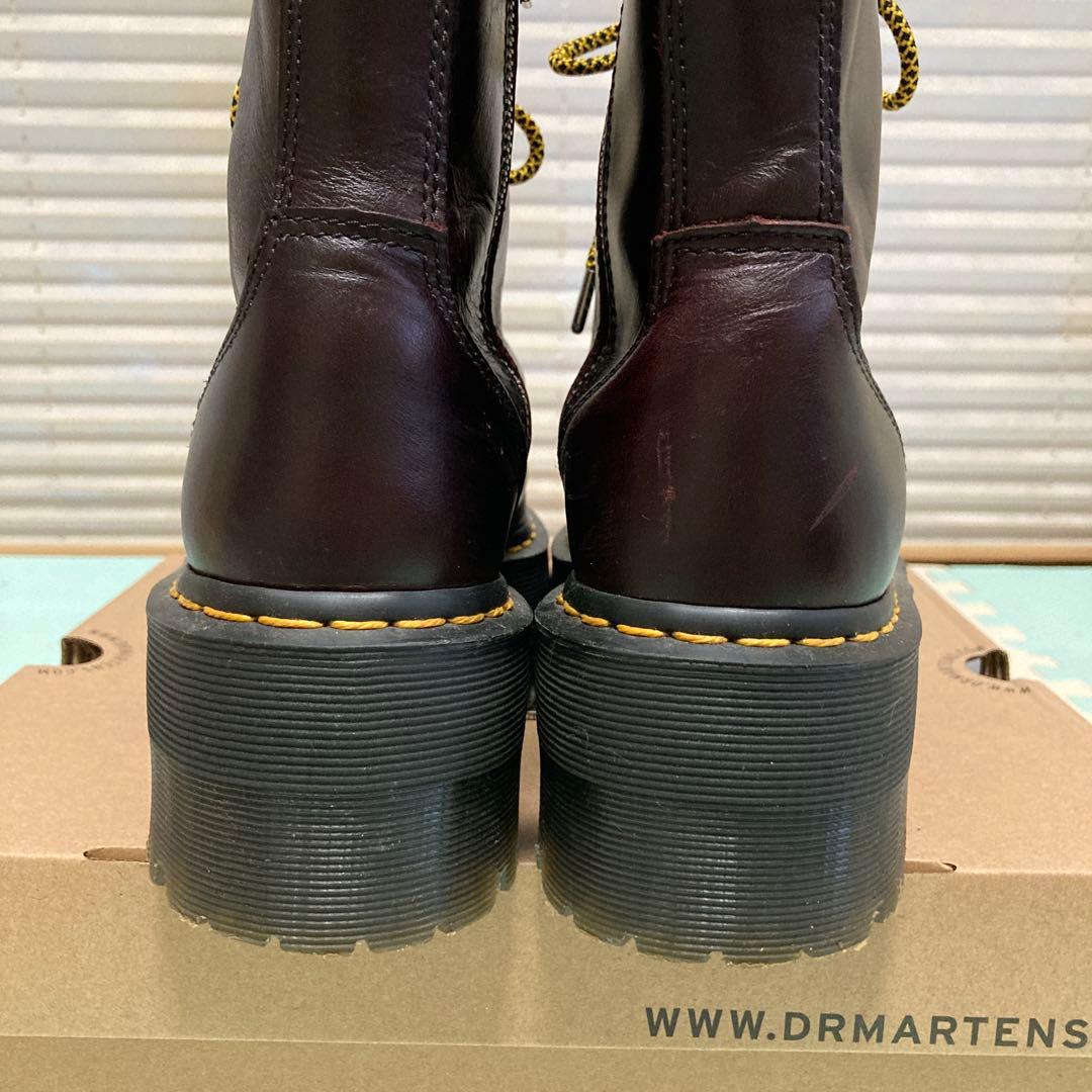 【美品】Dr.Martens JADONMAX バーガンディ UK6 25cm