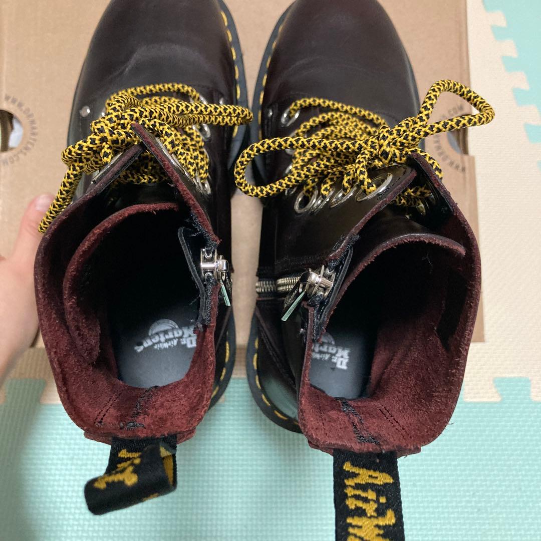【美品】Dr.Martens JADONMAX バーガンディ UK6 25cm