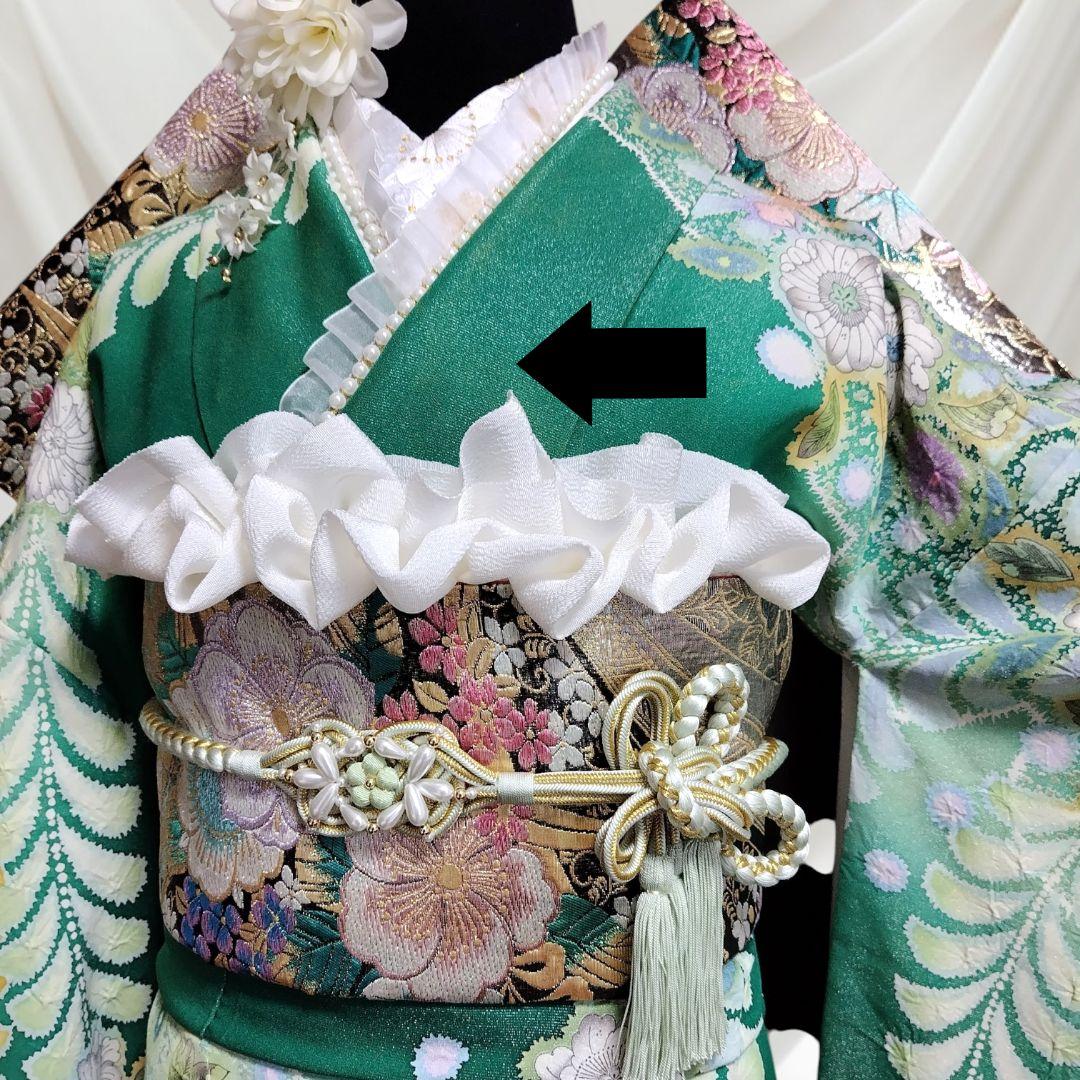 振袖フルセット(8点)・成人式・辻ヶ花・辻が花・花絞り・胴裏正絹・高級手縫い