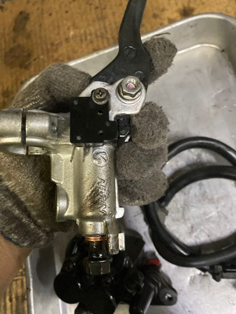 xr100モタード　ブレーキセット　NSR50 NS50F NS-1 NSF
