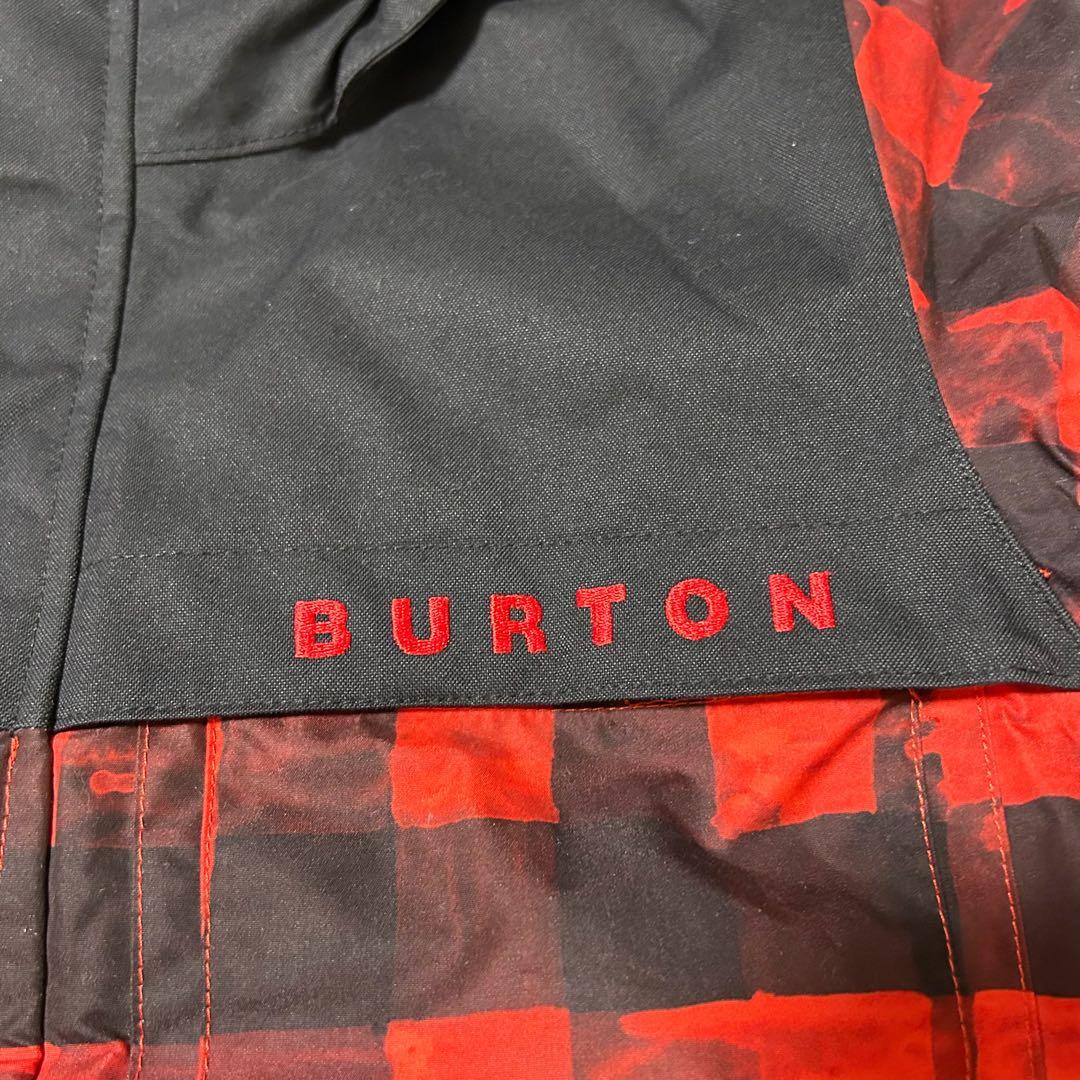 【美品】BURTON バートン スノーボードウェア DRYRIDE L レッド