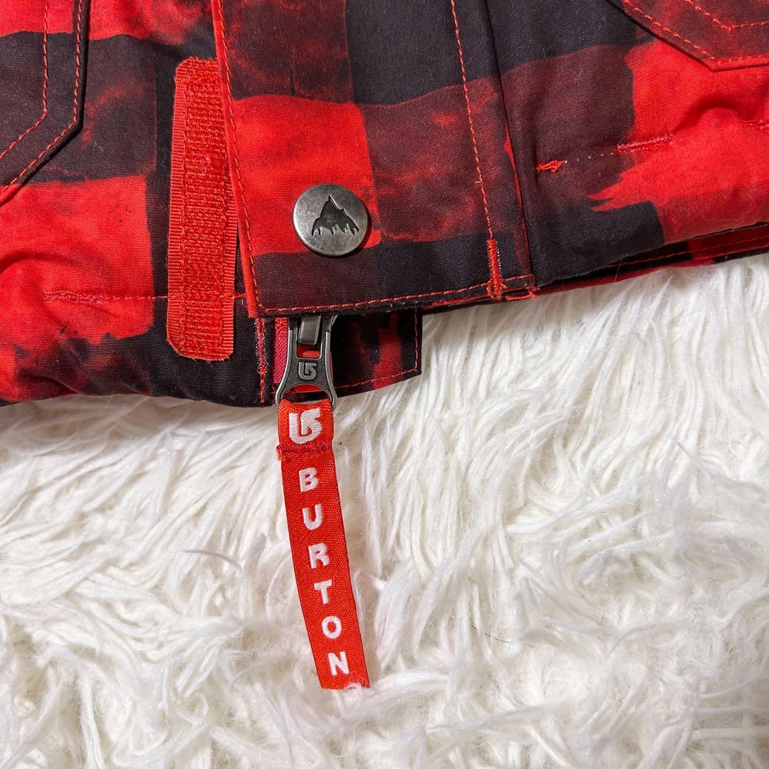 【美品】BURTON バートン スノーボードウェア DRYRIDE L レッド
