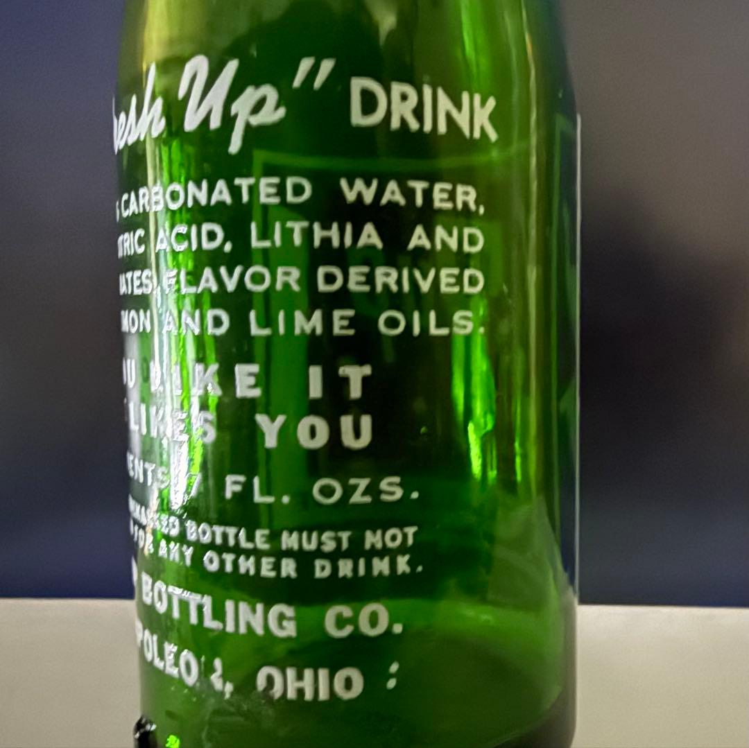 G7 1940年代 7UP グリーンボトル 瓶
