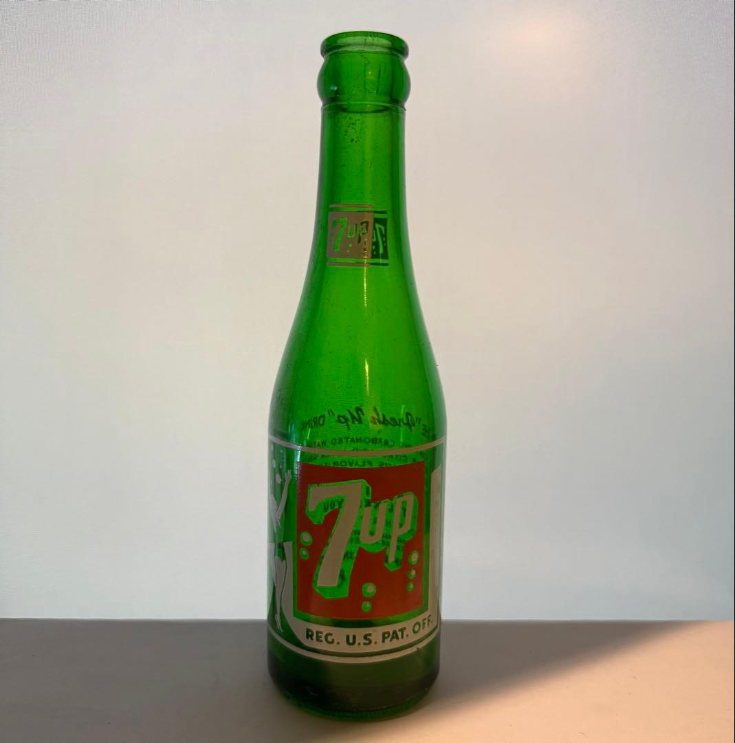 G7 1940年代 7UP グリーンボトル 瓶