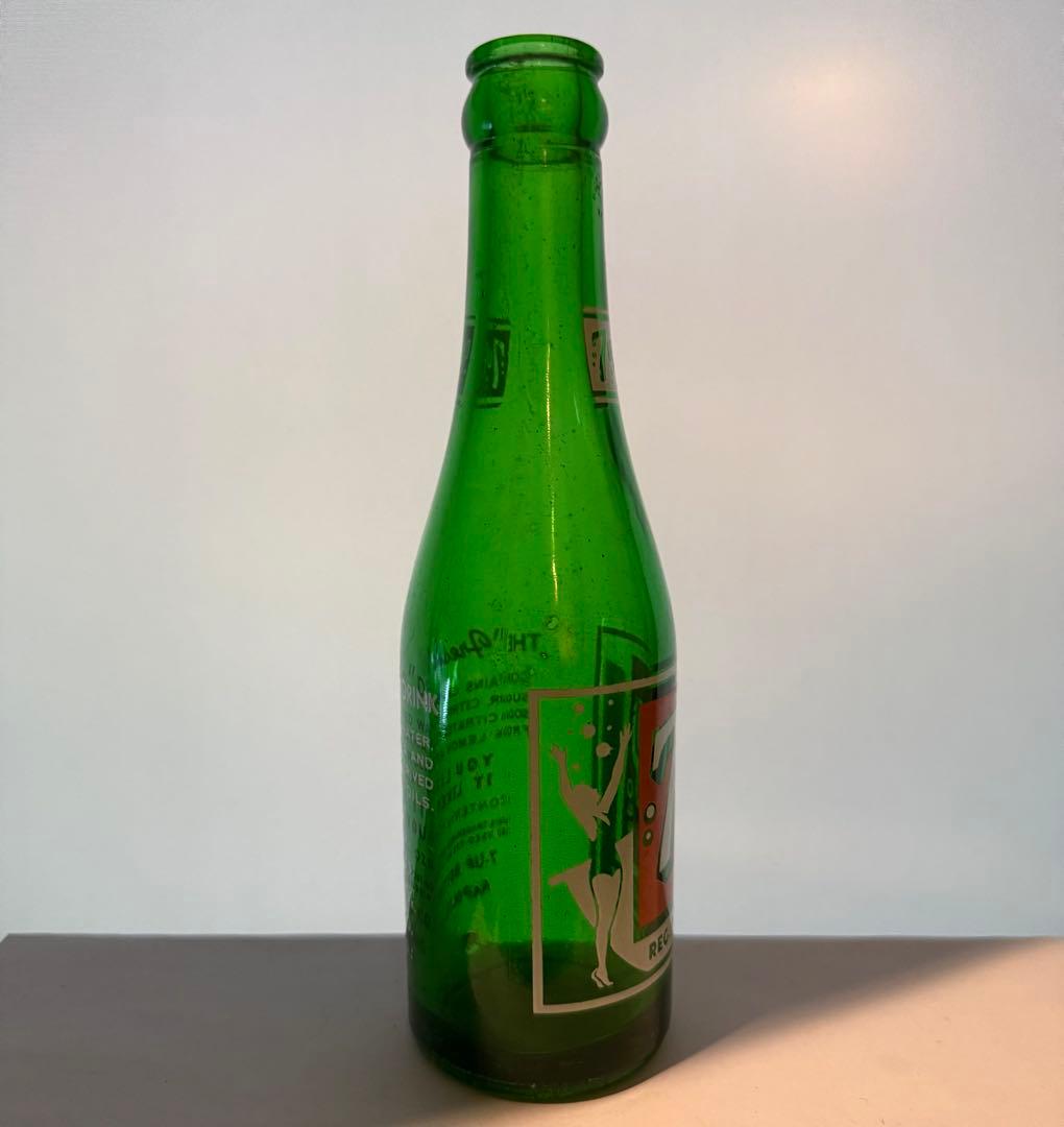 G7 1940年代 7UP グリーンボトル 瓶