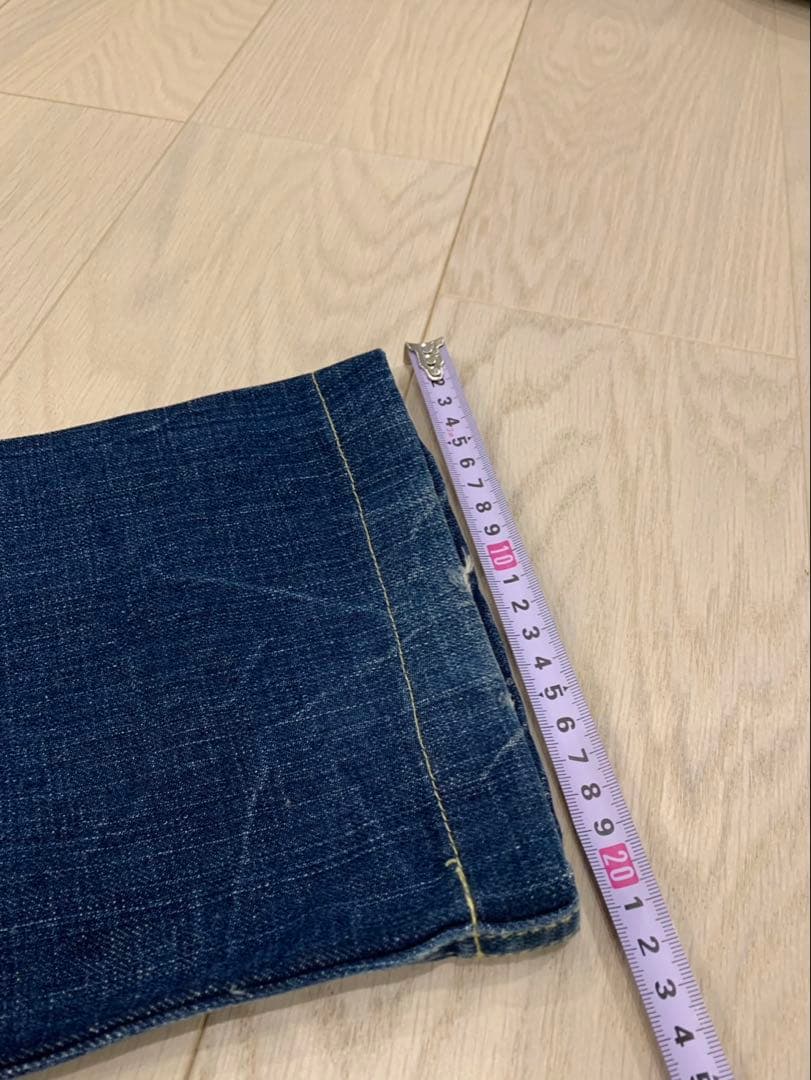 Red Pepper ウィング　レッドペッパー　羽刺繍 フレア デニム バギー