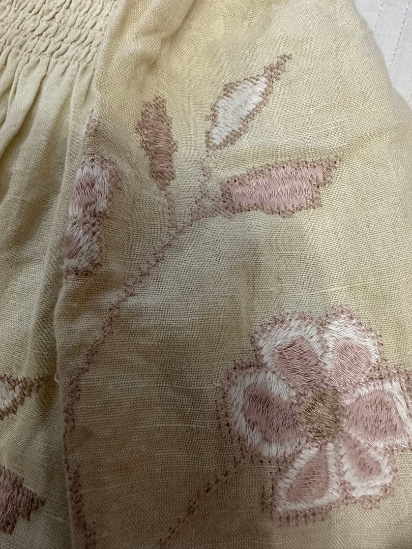 ワンピース apolina NOEMIE DRESS-PALE PEAR 18-24M