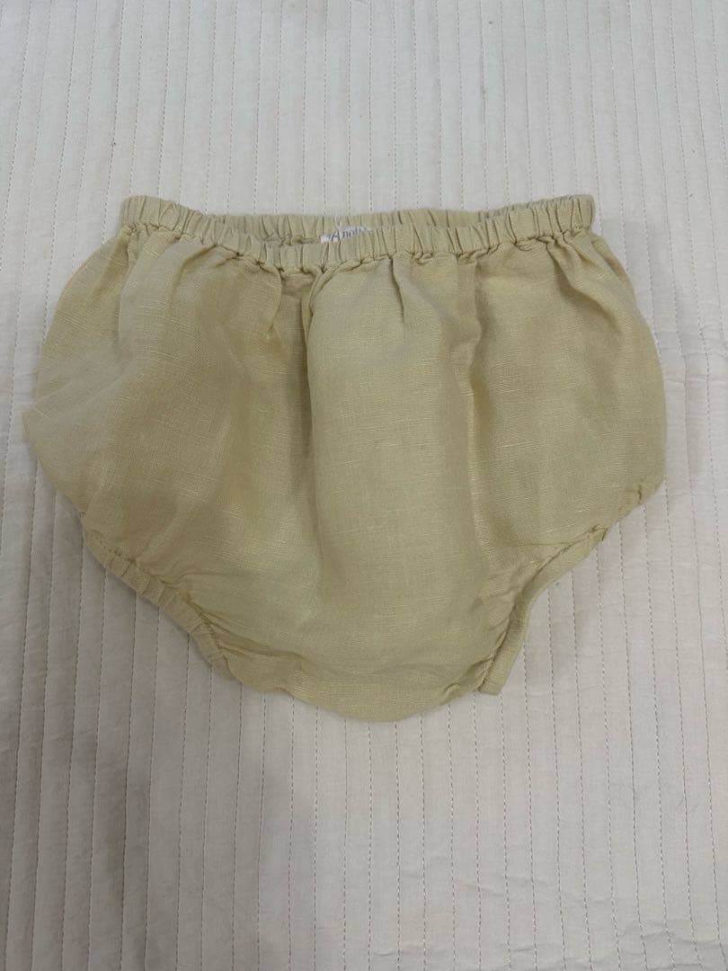 ワンピース apolina NOEMIE DRESS-PALE PEAR 18-24M