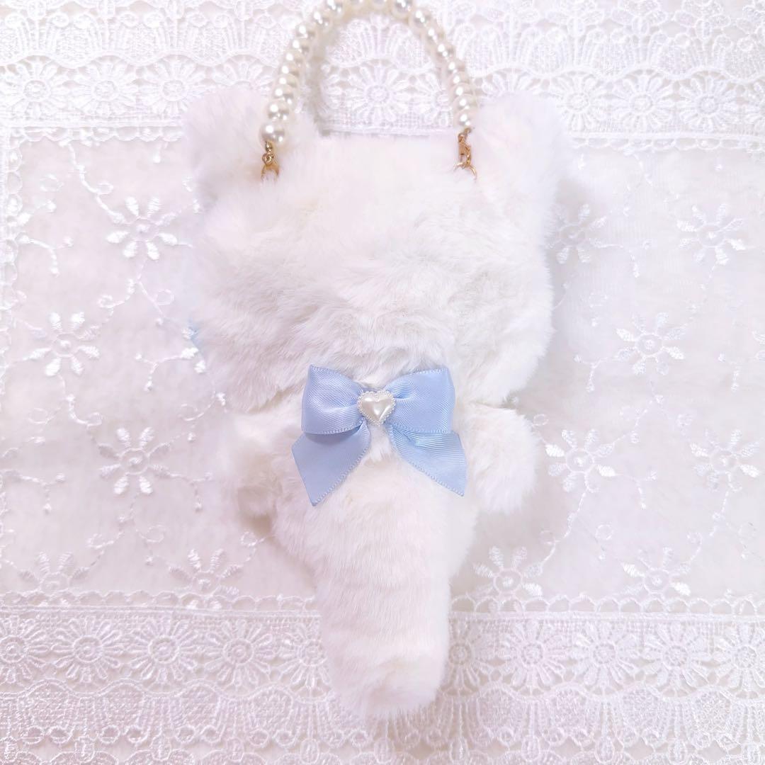 いつぬい　ぬい服　ちびぐるみ　水色　ねこ　白　あんスタ　ロリータ