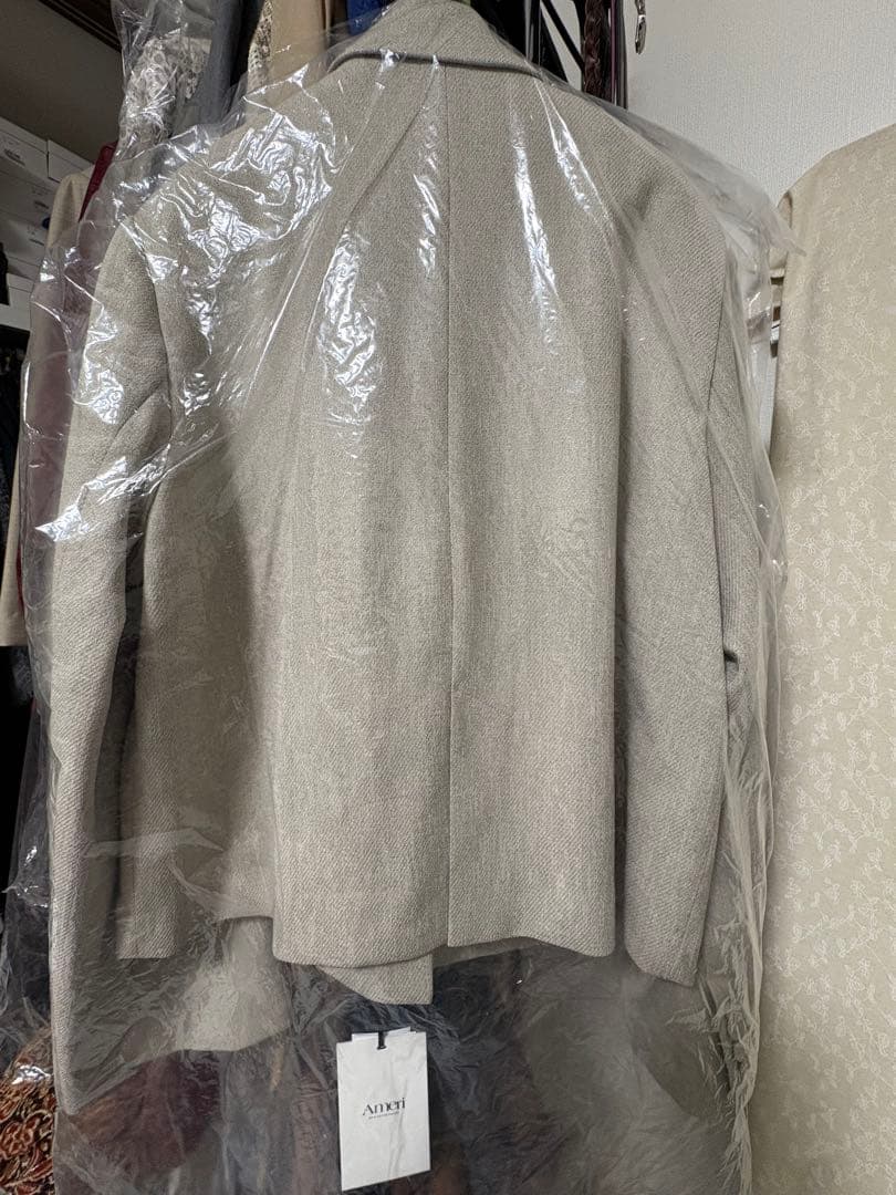 ジャケット・アウター AMERI PIXEL FLOWER PRINT SHORT JACKET