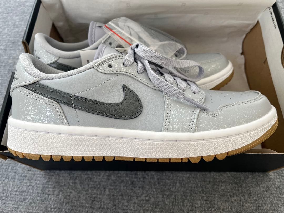 エア ジョーダン 1 LOW ゴルフ　ウルフグレー