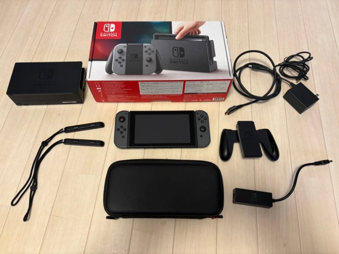 美品 Nintendo Switch 本体　動作確認済み 付属品ありおまけあり
