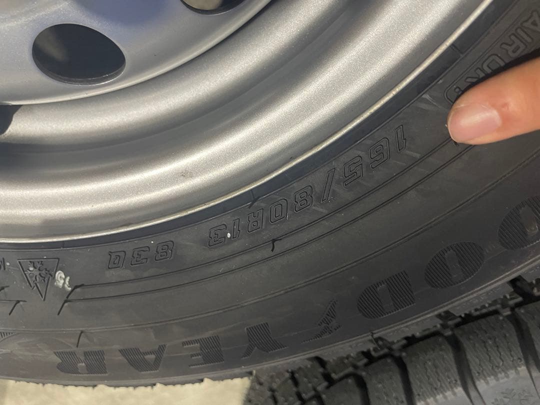 ICE NAVI 8 165/80R13 スタッドレスタイヤ・ホイール4本セット