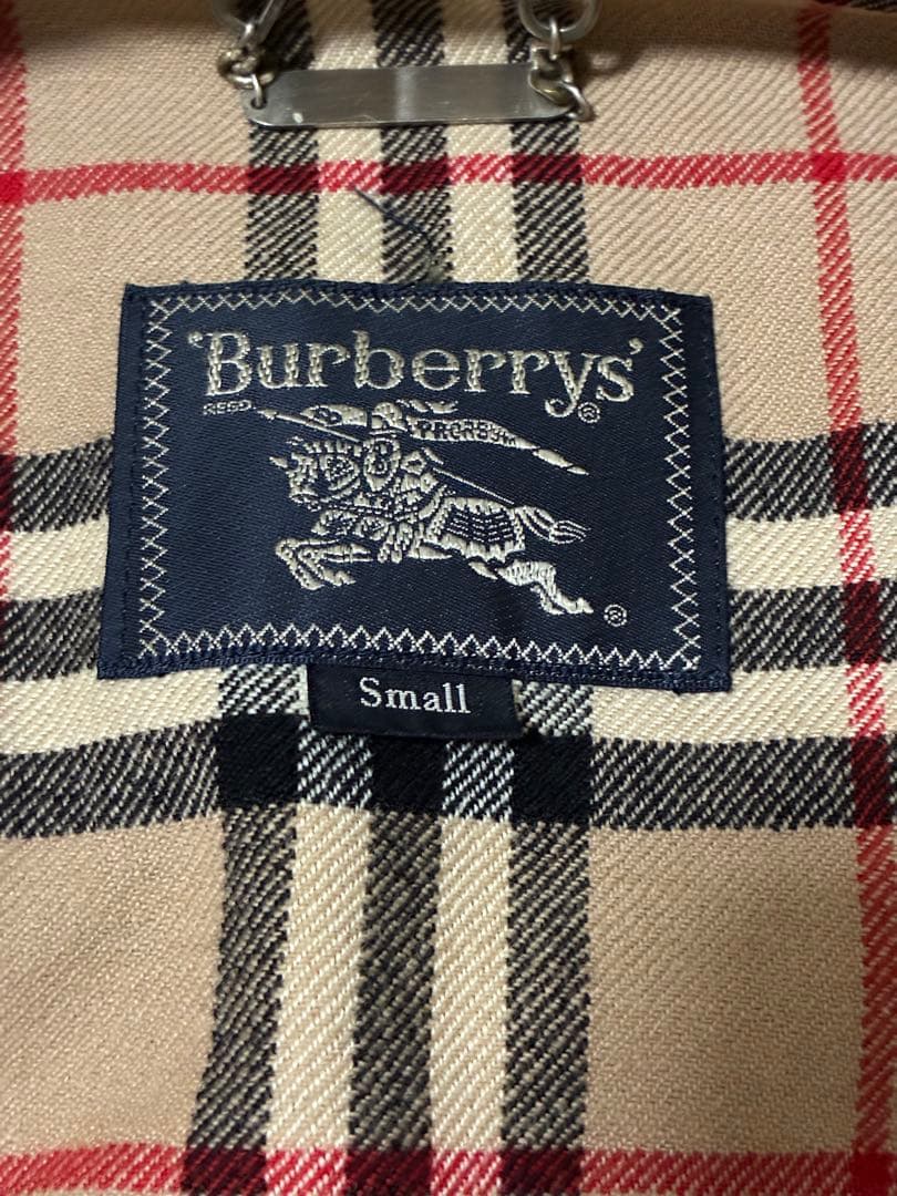 ヒ*ロ様 90s★BURBERRYスウィングトップウールノバチェックメンズSサイ