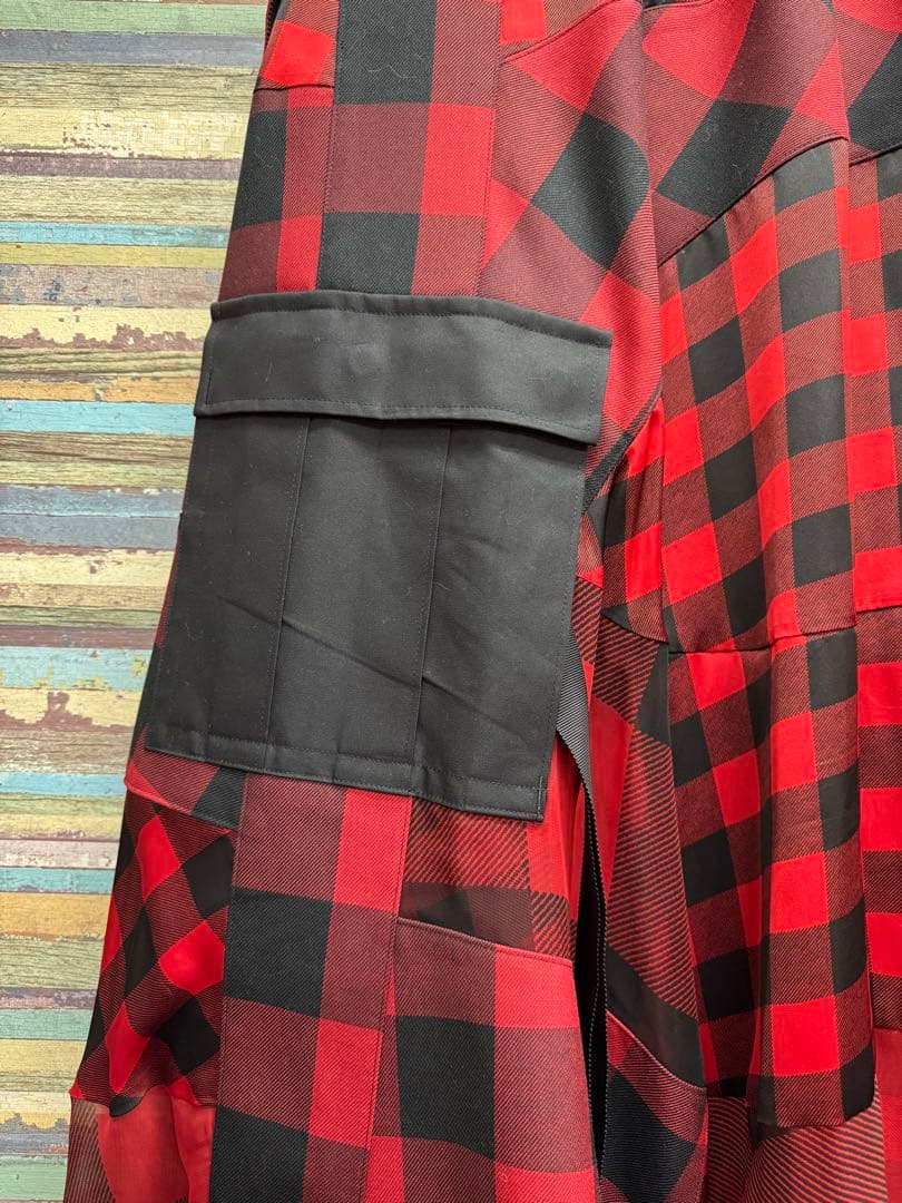 sacai サカイ チェックスカート