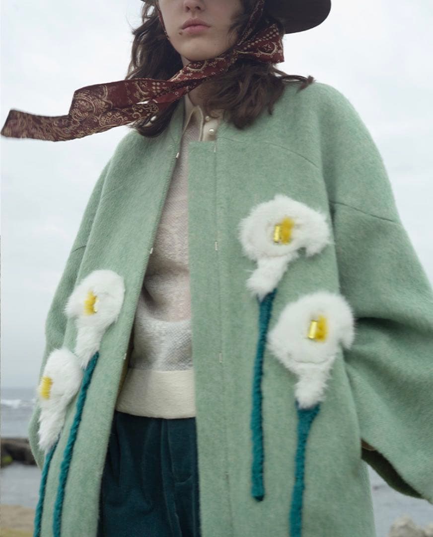 【極美品】muveil ファー　コート