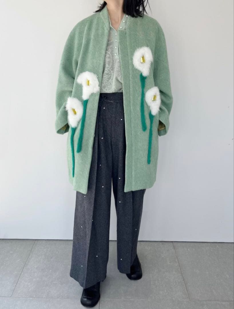 【極美品】muveil ファー　コート