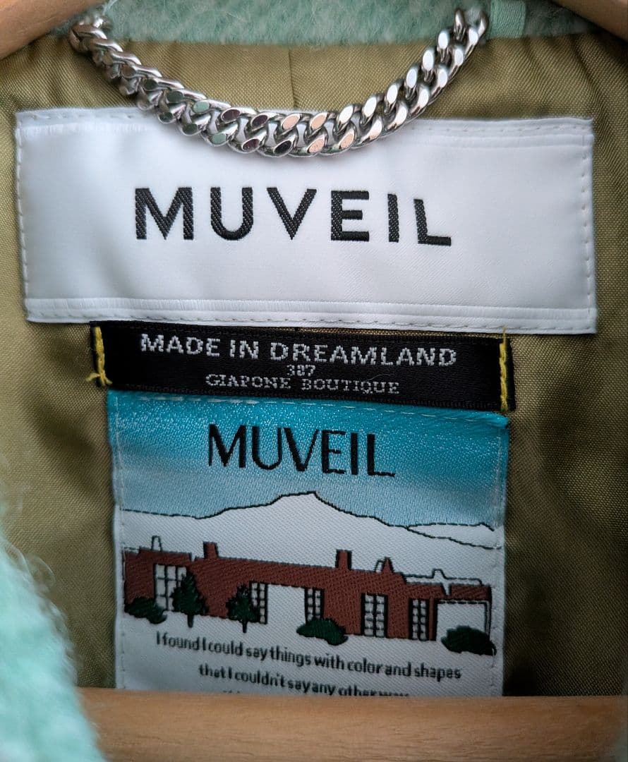 【極美品】muveil ファー　コート