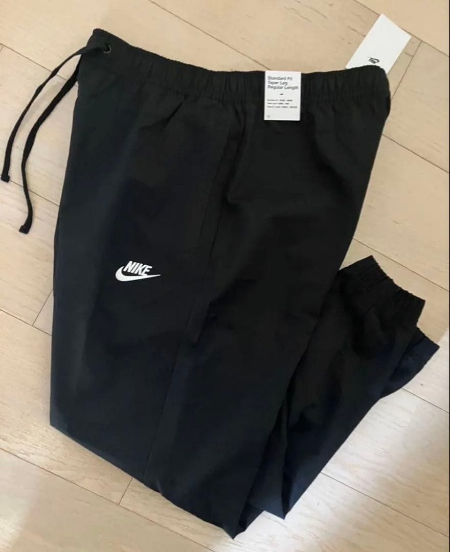 2XL ☆新品タグ付☆ ナイキ ウーブンパンツ メンズ カフ ジョガー ブラック