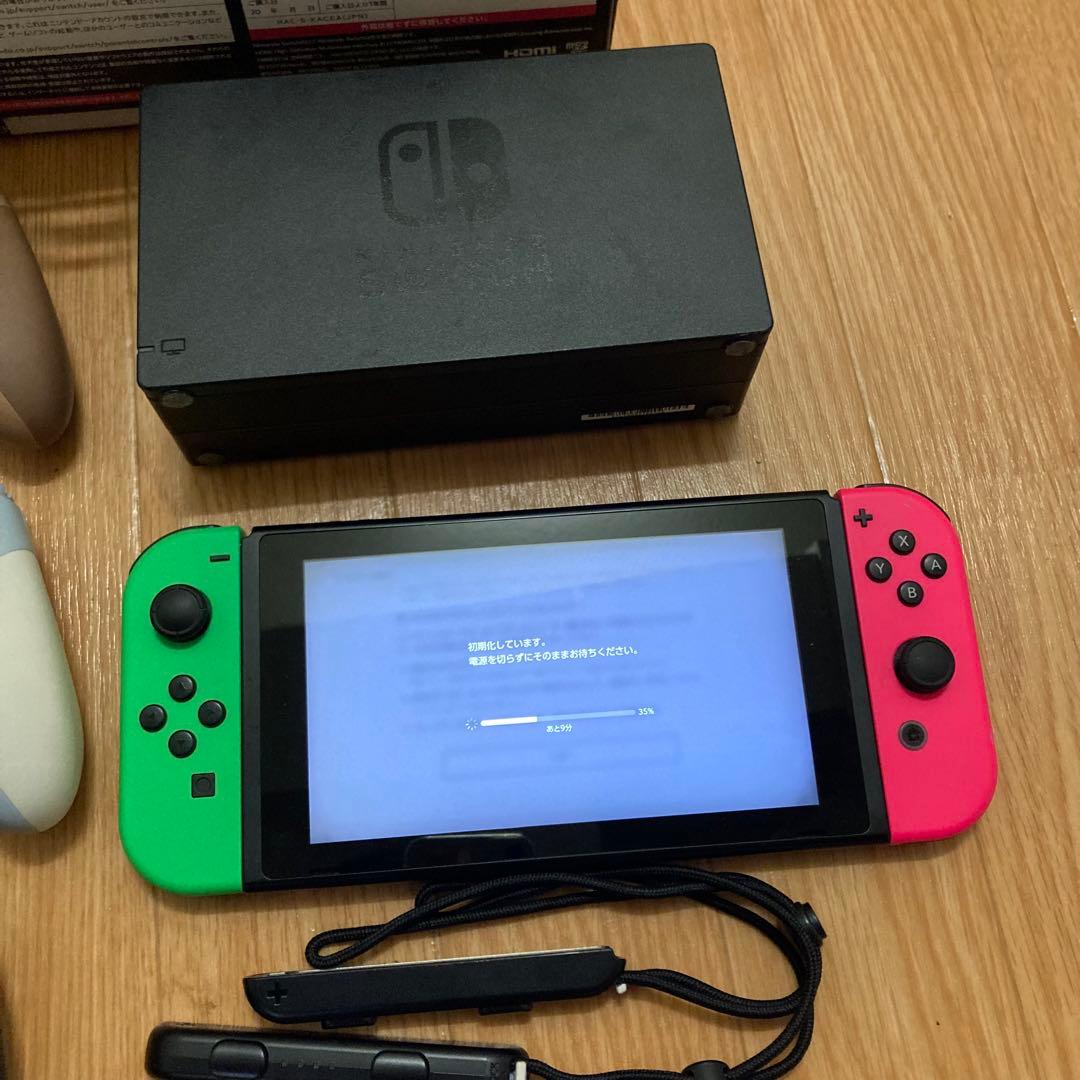 【送料込】任天堂Switch本体 付属品セット