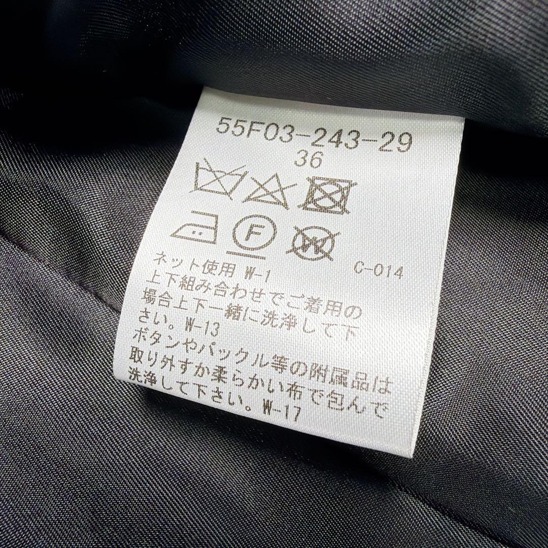 【美品】ブルーレーベルクレストブリッジ　金ボタン チェック　ダブル　テーラード