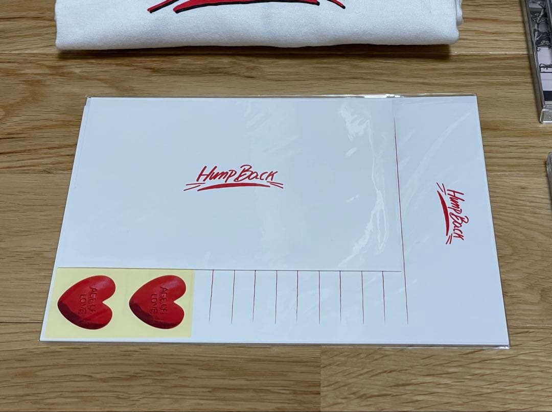 Hump Back CD9枚セット＋Tシャツ　おまけ