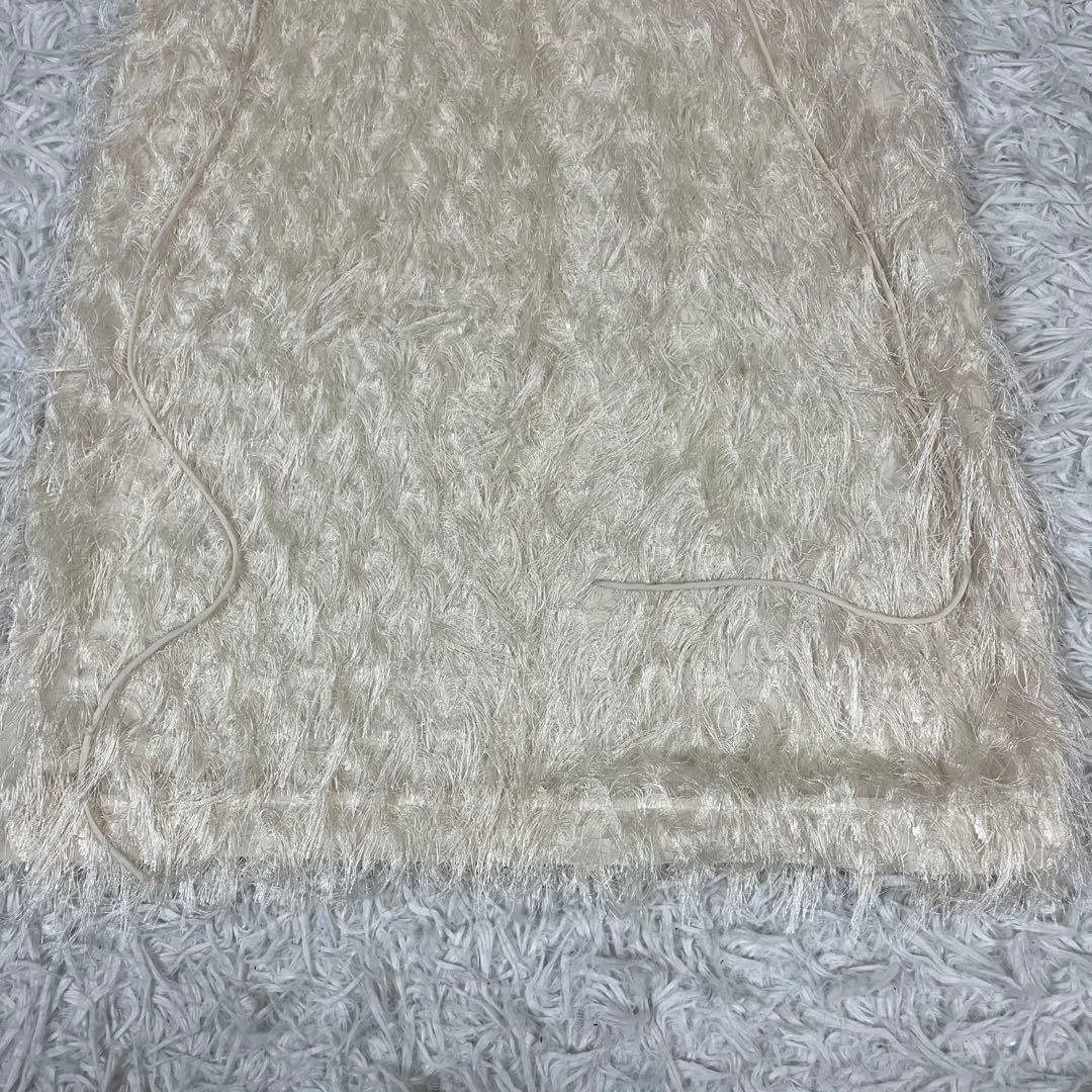 クラネ CLANE W FACE CROSS FRINGE TOPS サイズ１