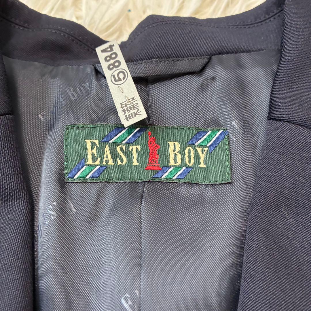 ❕ 　EAST BOY テーラードジャケット　金ボタン　ワッペン　ネイビー