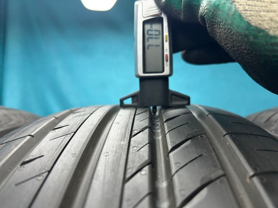 新車外し2025年製225/55R18バリ山！中古タイヤ4本セット