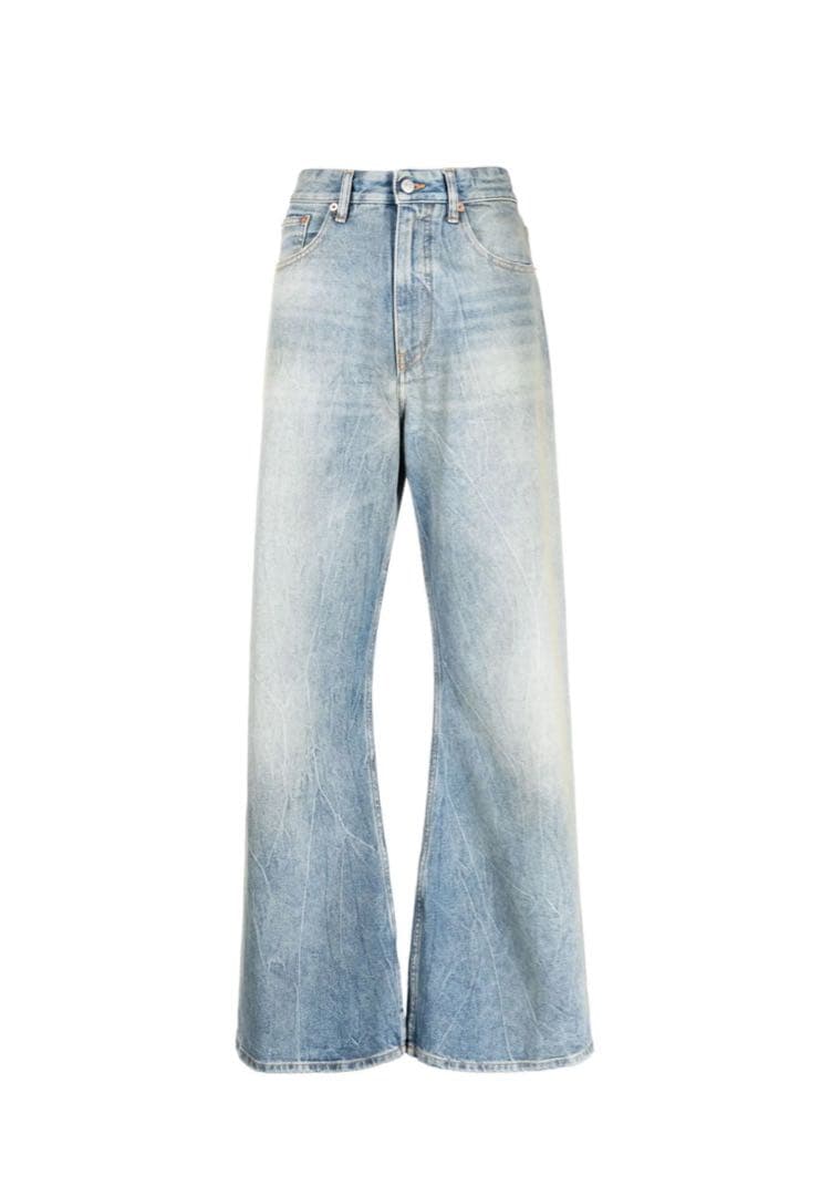 mm6 Maison Margiela ハイライズ ワイドジーンズ