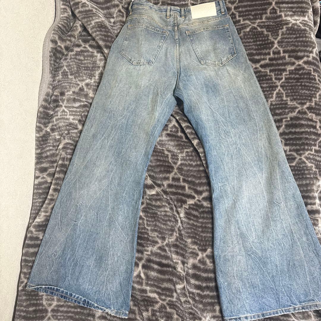 mm6 Maison Margiela ハイライズ ワイドジーンズ