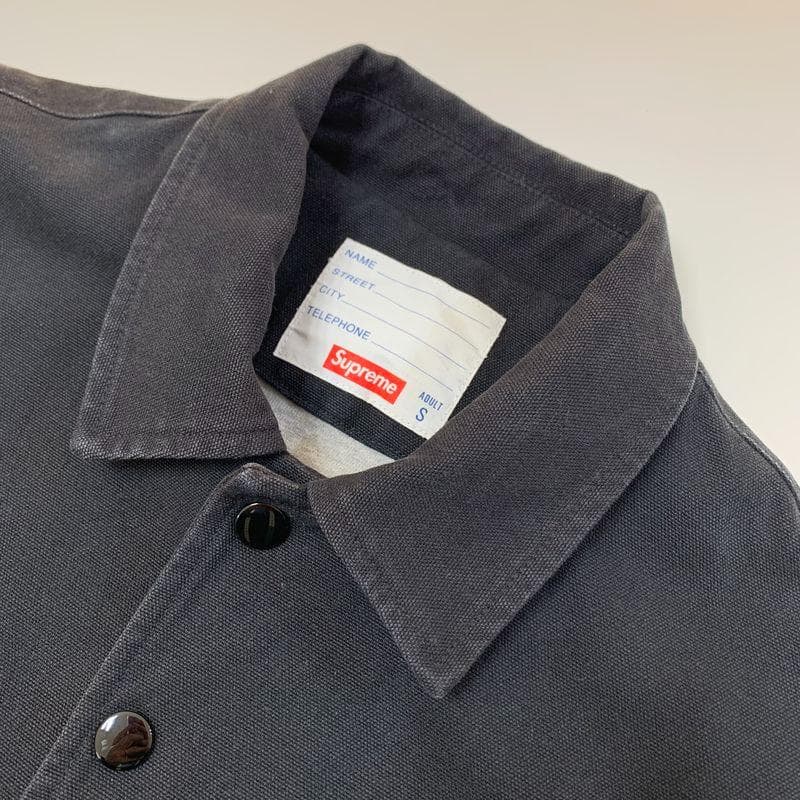 Supreme 12FW Canvas Coaches Jacket Sサイズ