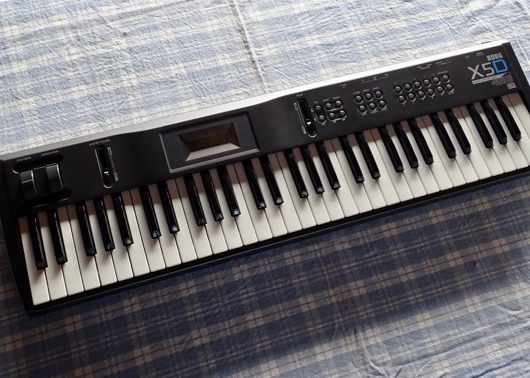 し*た様 【ほぼ美品】KORG コルグ X5D ソフトケース ボーナスディスク付