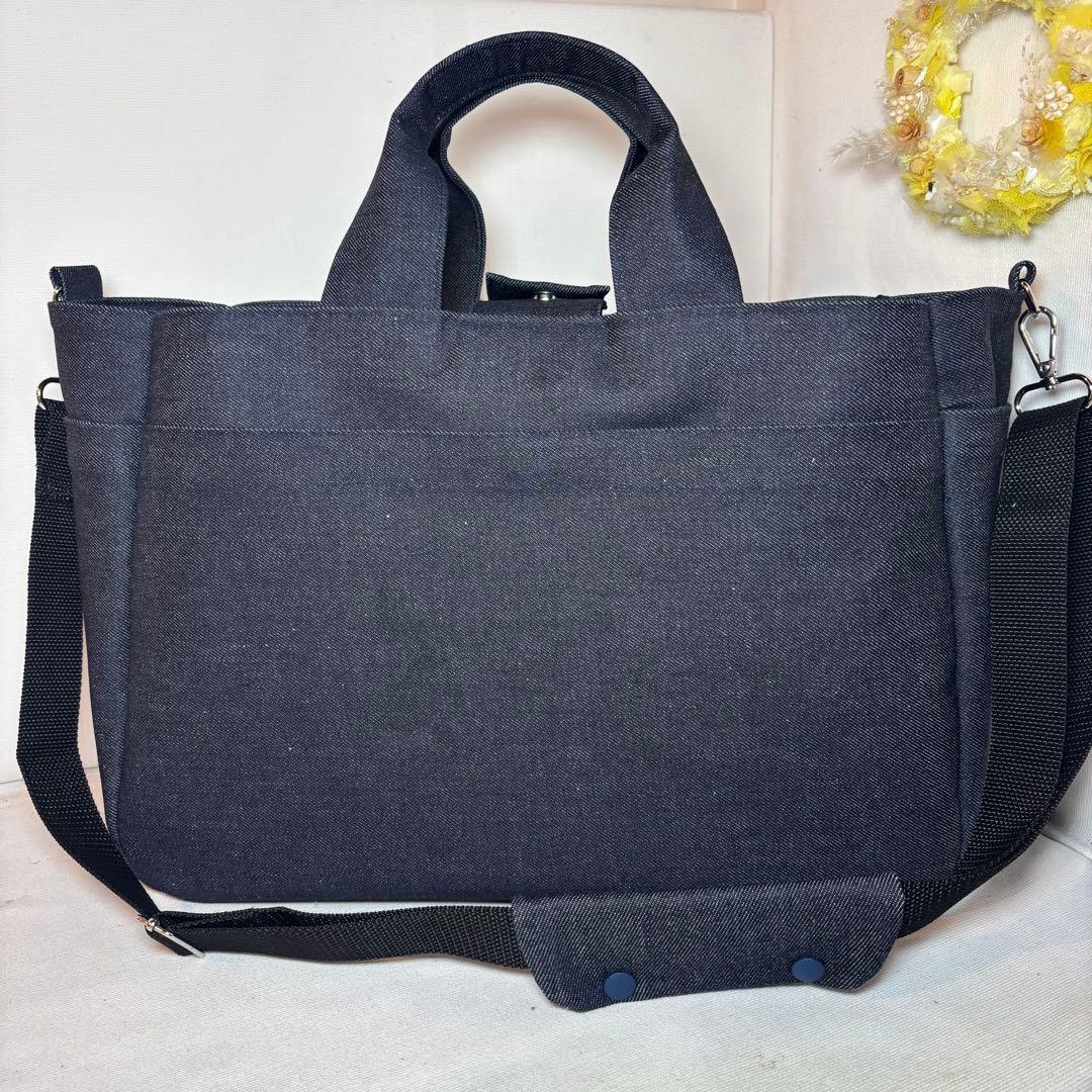 専用ご案内中うちの子お散歩バッグ♡ネーム入り 黒柴 ハンドメイド