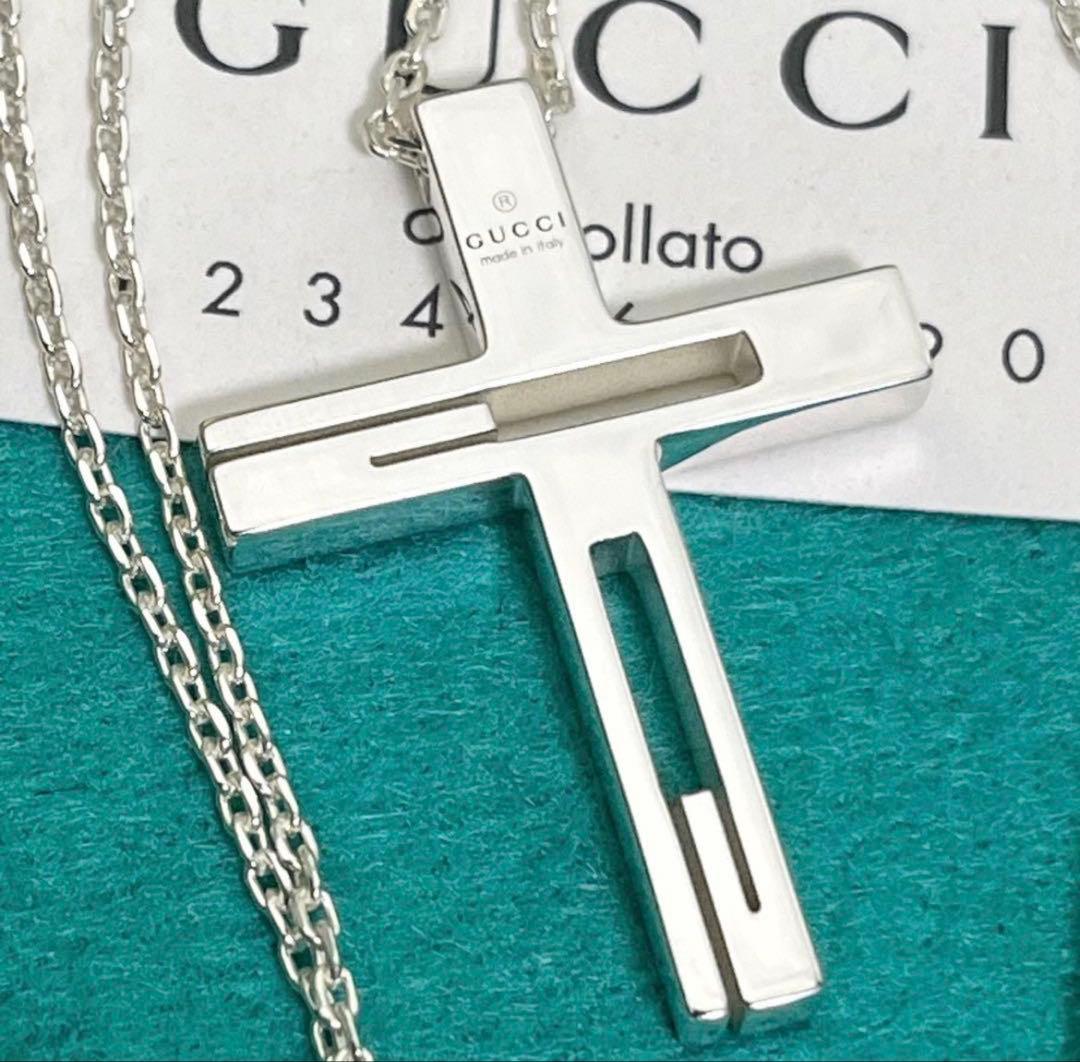 極美品‼️GUCCI クロスネックレス