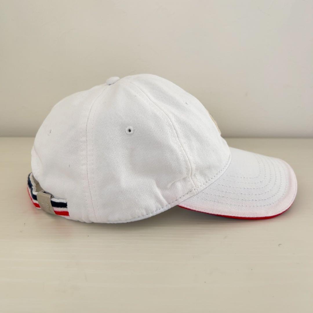 美品 MONCLER モンクレール ベースボールキャップ ユニセックス 白