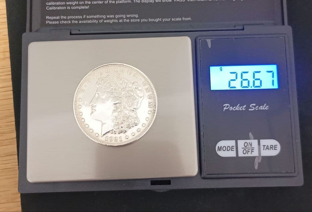 1921 Morgan Dollar モルガンダラー
