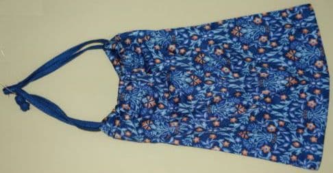 ◎新品 ワコール シルクパジャマ ニットジャージー L 花柄 ネイビー