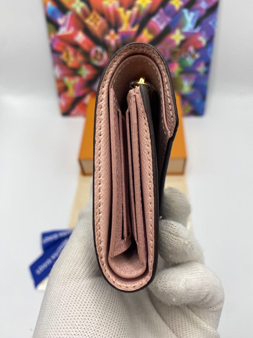 ルイヴィトン　ヴィクトリーヌ　モノグラム　三つ折り財布